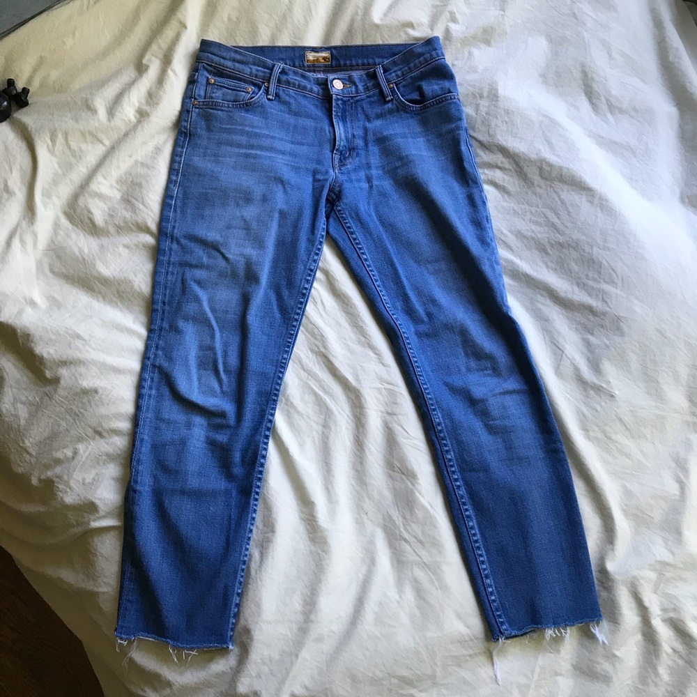 MOTHER The Dropout Crop Jeans Sz 27